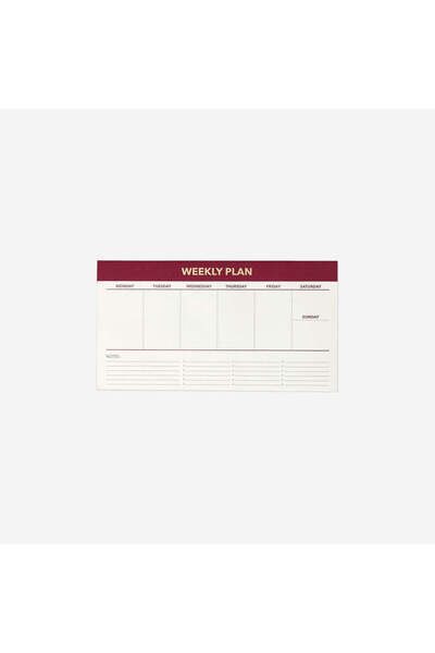 Flying Tiger Copenhagen Haftalık Masaüstü Planlayıcı Defter