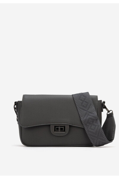 B T Shoes Šedé ramenní kabelka Carrier