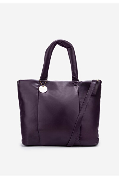 B T Shoes Fialové ramenní kabelka Ericia