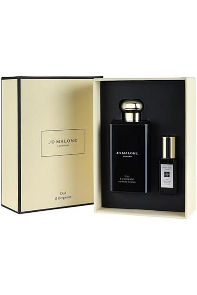 Jo Malone Oud & Bergamot Set Cologne Intense 3.4 oz Spray + 0.3 oz Travel Size