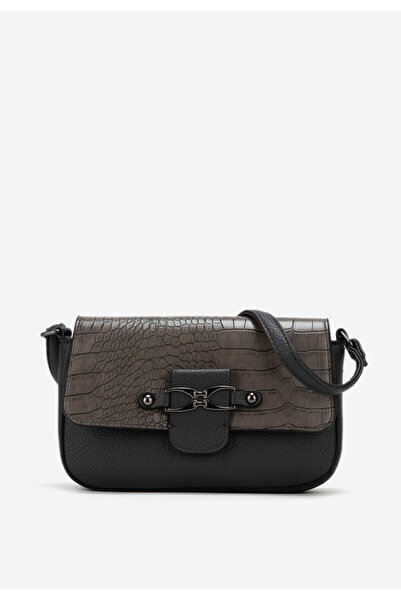 B T Shoes Sivé ramenná kabelka Callysta