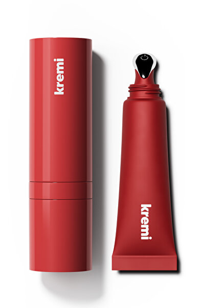 Kremi Kiss&Blush l Lip Balm I Allık Parlatıcı I Seramid Peptit I Kırmızı I Ma...