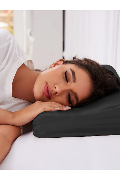 SİLKWORM LİFE SİLKWORM İPEK KILIFI İLE ORTOPEDİK VİSCO YASTIK [ 40 x 60 x 14 cm)