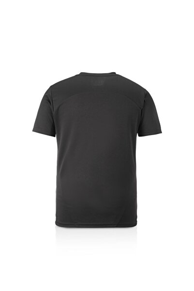 Galatasaray Γνήσιο με άδεια χρήσης μπλουζάκι προπόνησης με λαιμόκοψη μαύρο A Team Gs Lion Printed Set