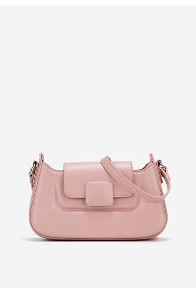 B T Shoes Růžová ramenní kabelka Vianna
