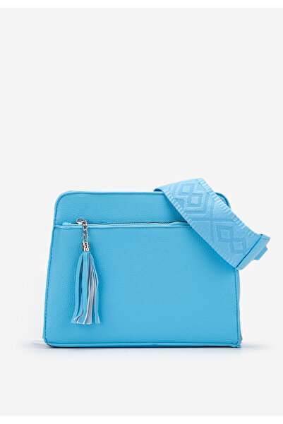 B T Shoes Svetlě modré ramenní kabelka Natasa