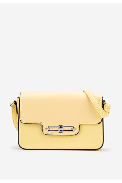 B T Shoes Žltá ramenná kabelka Dunya