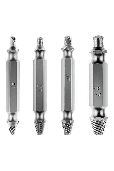 SDX Market Set of 4 extractor heads for broken screws
