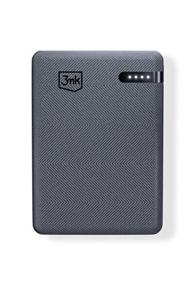 3MK Pocket External Battery, 5000mAh, 12W, 1 x USB-C, Gray