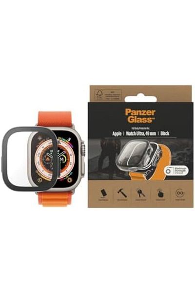 PanzerGlass Panzer Glass Case and Screen Protector for Apple Watch Ultra - Black - 49mm