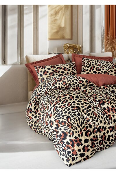 Cotton Box Satin Double Duvet Cover Set Leoluxe Tile