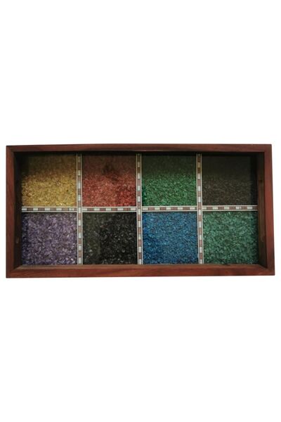 asmiat Beautiful Handmade Wooden Handicraft Serving Tray 30 x 15 cm