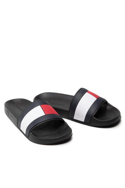 Tommy Hilfiger Șlapi Tommy Hilfiger pentru bărbați FM0FM04263 Negri