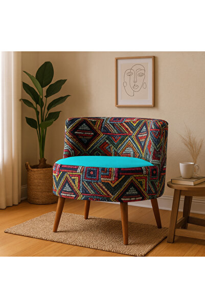 Azra Mobilya Sydney Modern Desenli Döşemeli Berjer – Renkli Tasarım, Konforlu...