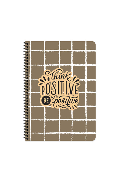 KESKİN COLOR Keskin Color 16.5 X 22.5 Lined Spiral Notebook – Coffee