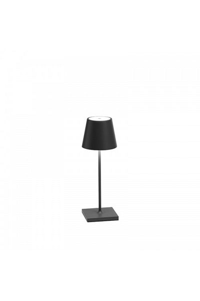 Zafferano Rechargeable lamp Poldina Mini PRO dark grey