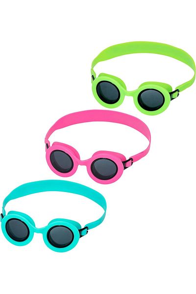 BESTWAY Aquashade Safety Glasses, No Leakage, UV-protective, Clear Vision, Unisex Swimming Goggles,