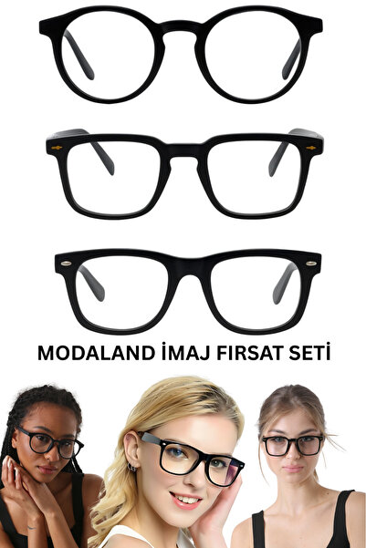 ModaLand Kadın Erkek Unisex Mavi Işık Korumalı Uv 400 Leopar Desenli & Siyah ...