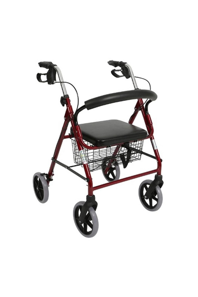 Genel Markalar Alüminyum Rollatör Walker | Katlanabilir, Dayanıklı&Oturaklı Yapısıyla Güvenli Yürüme Desteği PR-881