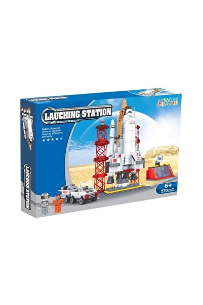 divendi-ro Cărămizi de construcție Bric Bricks, lansator de rachete cu 2 figurine, 570 de piese, 6 ani+, 47x6,5x35 cm