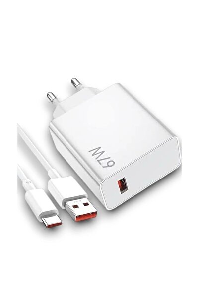 Teknowork 67 watt Şarj aleti Type-C Turbo Hızlı Şarj Aleti Android İos Tüm cihazlara Uyumlu