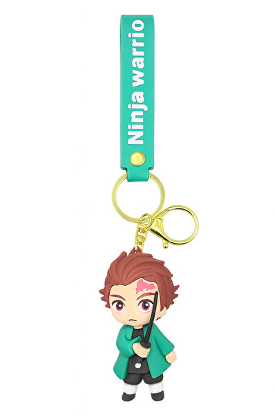 facnspt Μπρελόκ Demon Slayer Tanjiro Kamado – Θέμα Νίντζα Πολεμιστής