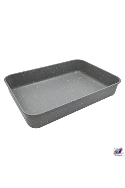 ANGMAD Tavă de cuptor, gri antracit, 36x25,5x6cm, strat antiaderent
