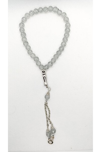 Mor Kayısı 8mm Cut Glass Prayer Beads