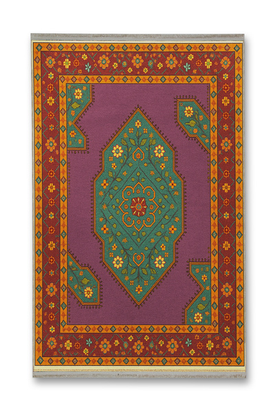 Rugs Modern Halı MOSSO Χακί Χρωματιστό Παραδοσιακό Θεματικό Σχέδιο Υφαντή Βάσ...