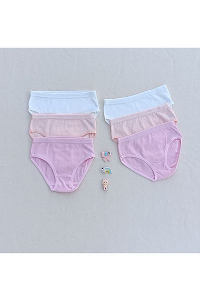 siyalife Girl's Colorful Soft Textured Flexible Lycra Panties Slip