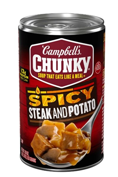 Campbell 's Chunky Soup That Eats Like A Meal Spıcy Steak and Potato Hazır Ye...