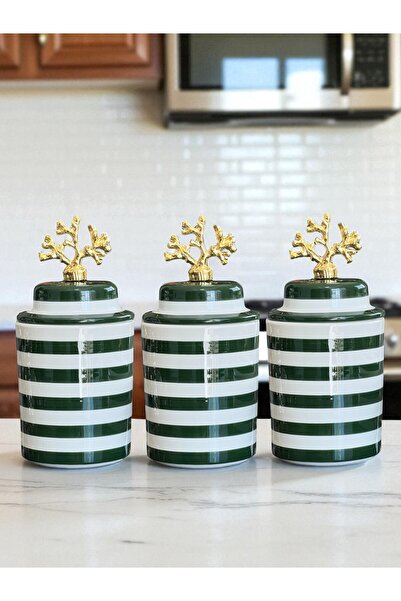 ferayhome طقم زاوية القهوة من السيراميك بغطاء على شكل أسطوانة من أجل التوابل ...