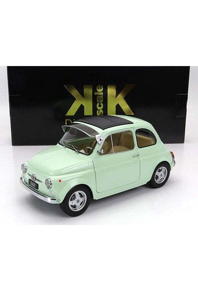 KK Scale Fiat 500 F 1968 Custom green mint - 1/12 KK-Scale