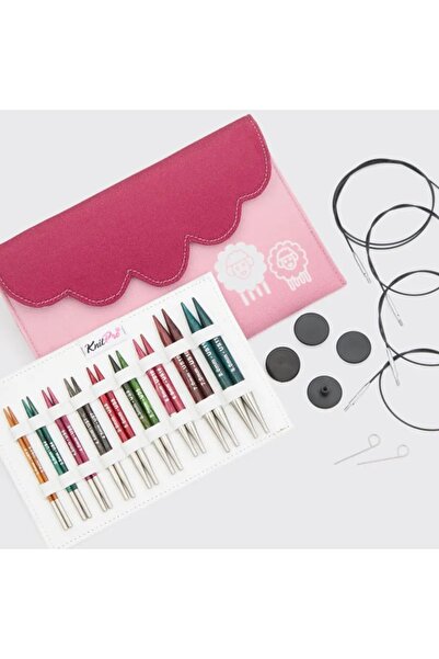 balım hobi evi KnitPro DREAMZ Set de ace cu vârf scurt, cu ace interschimbabile, 10 cm - 200637