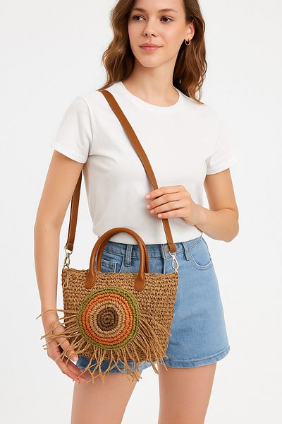 MATRICA Straw Bag