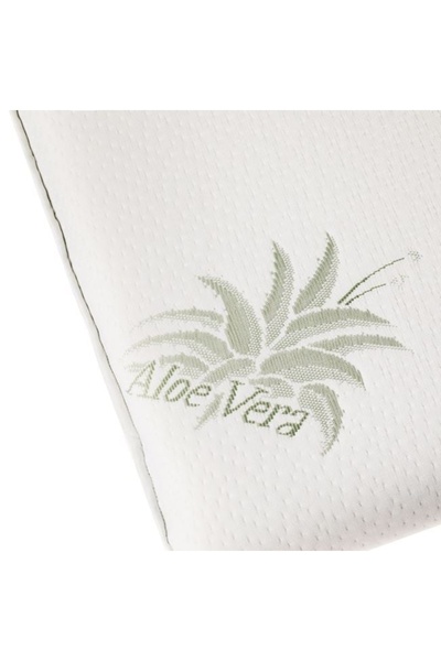 divendi-ro Orthopedic sleeping cushion, memory foam filling, 65x45 cm, white