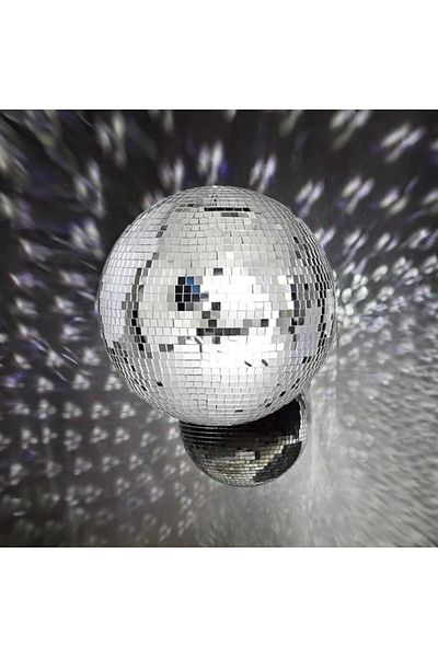 divendi-ro Disco ball, decorative globe, diameter 25cm, silver
