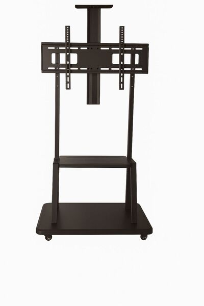 Siltron 40″–75″ TV Mobile Stand – Heavy-Duty, 60kg Load, VESA 200x200–610x410mm, Shelf & Wheels