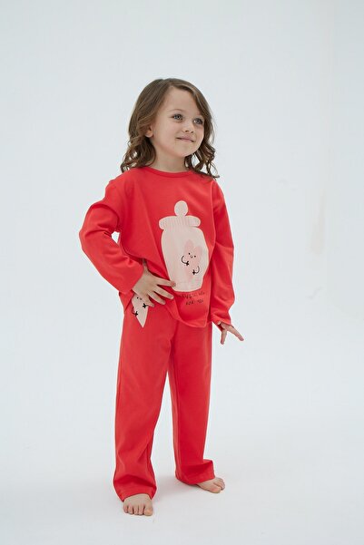 ZEYZEY 8941 Girl's Printed Pajama Set