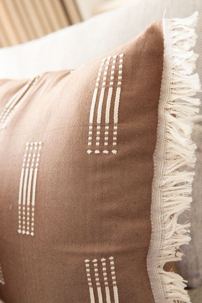 Pilloveland Fellini - Woven Fringed Throw Pillow Cover - 50*50 cm - 1 Piece