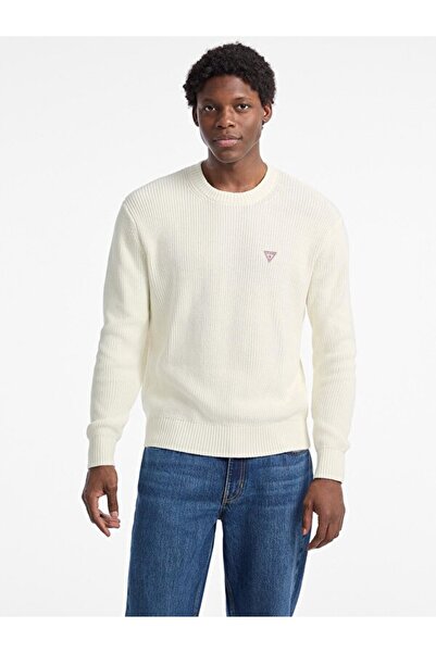 Guess Erkek Beyaz Triko M4BR30Z3HM1-G293