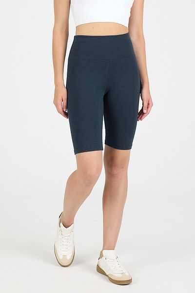 Malabadi Women's Smoked Combed Modal High Waist Sports Biker Leggings 1911