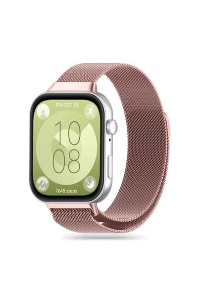 Tech-Protect Curea Milanese pentru Huawei Watch Fit 3, Auriu Roz