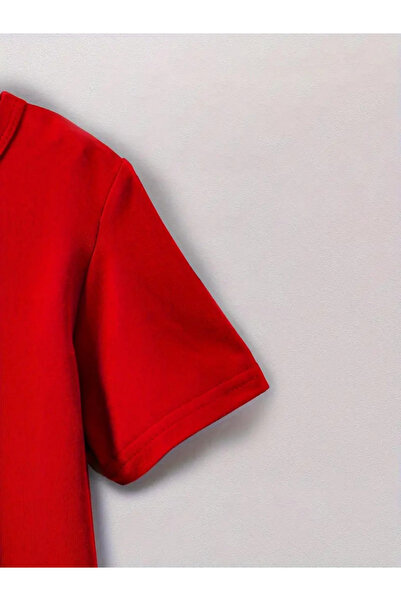 Styli Boys Red Graphic Monster Truck T-Shirt