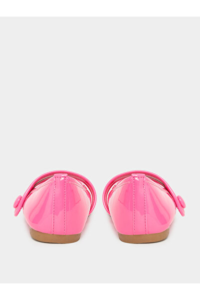 Styli Solid Ballerinas with Hook and Loop Closure