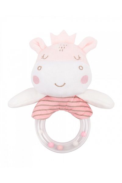Kikka Boo KikkaBoo Hippo Dreams plush toy with rattle