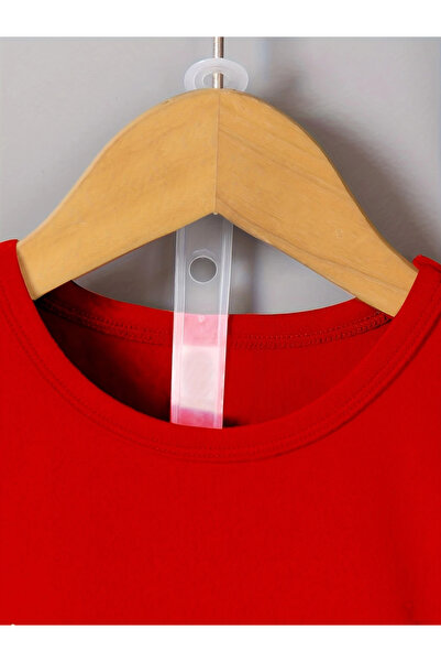 Styli Boys Red Monster Truck Graphic T-Shirt and Shorts Set