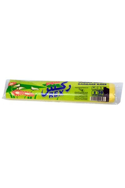 REX Garbage Bags, 8 Gallon, 30 Bags