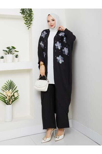 SHİROSA σετ κιμονό δύο τεμαχίων με λουλούδια