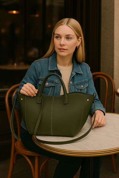 Handley Women's Stylish Shoulder and Hand Bag - Multi-Luxury Leather Look Tote Bag